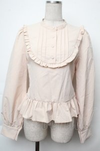 FLC / 皆方由衣コラボペプラムブラウス  オフ S-25-11-28-1018-LO-BL-AS-ZS