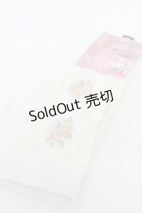m petit by misako / ECAMOVKバラレースソックス  オフ S-25-11-28-1003-LO-ZA-AS-ZS