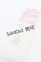 m petit by misako / ECAMOVKバラレースソックス  オフ S-25-11-28-1004-LO-ZA-AS-ZS