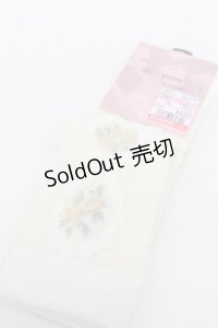 m petit by misako / ECAMOVKバラレースソックス  オフ S-25-11-28-1004-LO-ZA-AS-ZS