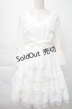 画像1: Angelic Pretty / Lady Lilianaワンピース  白 S-25-11-28-1025-AP-OP-AS-ZS