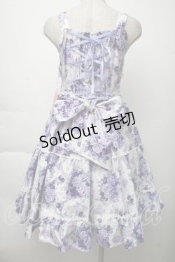 画像2: BABY,THE STARS SHINE BRIGHT / シュガーブーケ〜永遠の乙女の憧れ〜柄ジャンパースカートIII  ラベンダー S-25-11-28-1028-BA-OP-AS-ZS