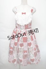 axes femme kawaii / ハピネスベリージャンスカ  ピンクｘ赤 S-25-11-28-1033-AX-OP-AS-ZS