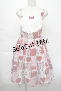 axes femme kawaii / ハピネスベリージャンスカ  ピンクｘ赤 S-25-11-28-1033-AX-OP-AS-ZS