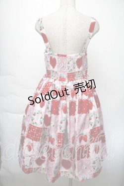 画像2: axes femme kawaii / ハピネスベリージャンスカ  ピンクｘ赤 S-25-11-28-1033-AX-OP-AS-ZS