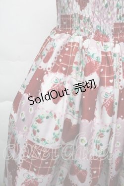 画像3: axes femme kawaii / ハピネスベリージャンスカ  ピンクｘ赤 S-25-11-28-1033-AX-OP-AS-ZS