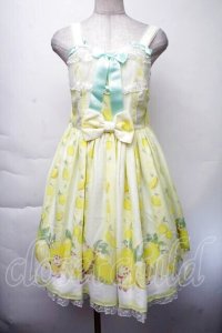 Angelic Pretty / Fruity Lemonジャンパースカート  イエロー S-25-11-28-1034-AP-OP-AS-ZS