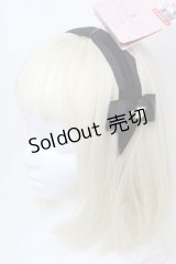 m petit by misako / NINA'sコラボ AM*NIフラワーカチューシャ  黒 S-25-11-28-1008-LO-AC-AS-ZS