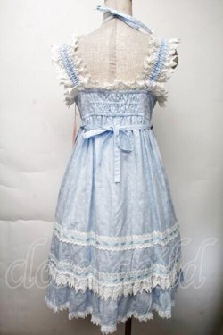 画像2: BABY,THE STARS SHINE BRIGHT / はわせベビードールジャンパースカート  サックス S-25-11-28-1038-BA-OP-AS-ZS