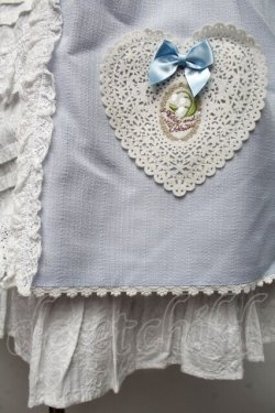 画像3: ALICE and the PIRATES / すずらんアップリケジャンパースカート  サックス S-25-11-28-1040-PA-OP-AS-ZS