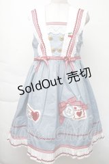 BABY,THE STARS SHINE BRIGHT / Love and Cherish youジャンパースカート  サックス S-25-11-28-1041-BA-OP-HR-ZS