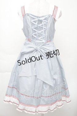 画像2: BABY,THE STARS SHINE BRIGHT / Love and Cherish youジャンパースカート  サックス S-25-11-28-1041-BA-OP-HR-ZS