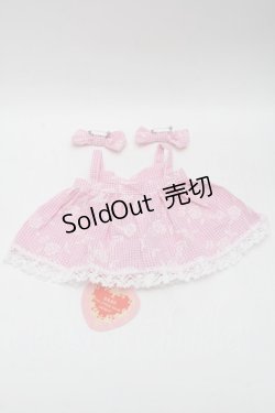 画像2: BABY,THE STARS SHINE BRIGHT / ミラベル〜Rosy Memory〜くみゃちゃんジャンパースカート  ピンク S-25-11-28-012-BA-AC-AS-ZS