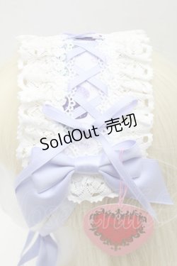 画像2: BABY,THE STARS SHINE BRIGHT / シュガーブーケ〜永遠の乙女の憧れ〜柄ヘッドドレス  ラベンダー S-25-11-28-013-BA-AC-AS-ZS