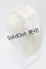 Angelic Pretty / 賛美の星々と祈りの天使達ヘッドドレス  オフ S-25-11-28-016-AP-AC-AS-ZS