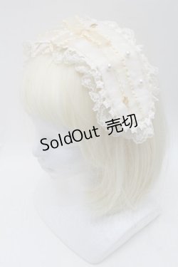画像1: Angelic Pretty / 賛美の星々と祈りの天使達ヘッドドレス  オフ S-25-11-28-016-AP-AC-AS-ZS