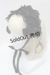 ALICE and the PIRATES / ビブリオフィリアヘッドドレス  黒 S-25-11-28-017-PA-AC-AS-ZS