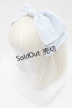 画像1: Angelic Pretty / Lacy Heart Gardenカチューシャ  サックス S-25-11-28-020-AP-AC-AS-ZS