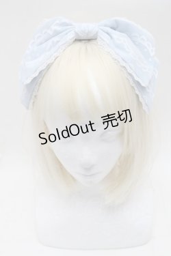 画像2: Angelic Pretty / Lacy Heart Gardenカチューシャ  サックス S-25-11-28-020-AP-AC-AS-ZS