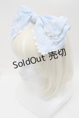 BABY,THE STARS SHINE BRIGHT / Sugar Rose Tea Timeプリントカチューシャ  サックス S-25-11-28-022-BA-AC-AS-ZS