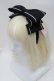 画像1: metamorphose / セーラーサイドリボンカチューシャ  黒 S-25-11-28-023-ME-AC-AS-ZS (1)