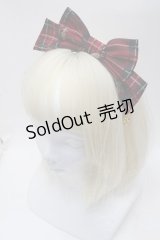 Angelic Pretty / British Bearカチューシャ  赤 S-25-11-28-025-AP-AC-AS-ZS