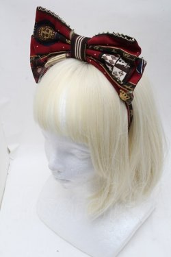 画像1: Angelic Pretty / Chocolate Rosetteカチューシャ  ワイン S-25-11-28-026-AP-AC-AS-ZS