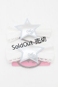 Angelic Pretty / Star Showerヘアポニーセット  白 S-25-11-28-004-AP-AC-AS-ZS