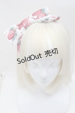 画像2: Angelic Pretty / Strawberry Dollカチューシャ  白 S-25-11-28-028-AP-AC-AS-ZS