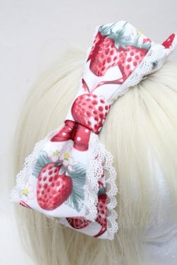 画像3: Angelic Pretty / Strawberry Dollカチューシャ  白 S-25-11-28-028-AP-AC-AS-ZS
