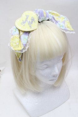 画像1: Angelic Pretty / Lemonade Floatカチューシャ  ラベンダー S-25-11-28-030-AP-AC-AS-ZS