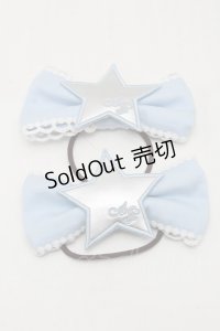 Angelic Pretty / Star Showerヘアポニーセット  サックス S-25-11-28-005-AP-AC-AS-ZS