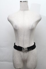 axes femme / ゴムベルト  黒 S-25-11-28-037-AX-BL-AS-ZS