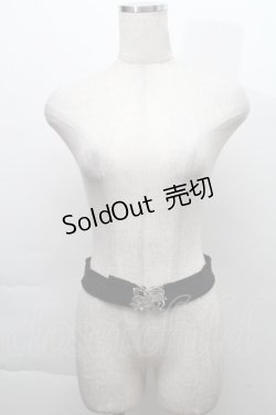 画像1: axes femme / ゴムベルト  黒 S-25-11-28-037-AX-BL-AS-ZS