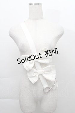 画像1: lilLilly / 2wayリボンショルダー  アイボリー S-25-11-28-038-LO-TO-HR-ZS