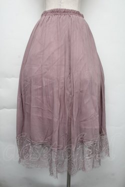 画像2: axes femme / 楊柳プリーツロングスカート  ピンク S-25-11-30-047-AX-SK-HR-ZS