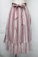 画像1: axes femme / 先染マルチストライプスカート  アカ S-25-11-30-048-AX-SK-AS-ZS (1)