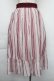 画像2: axes femme / 先染マルチストライプスカート  アカ S-25-11-30-048-AX-SK-AS-ZS (2)
