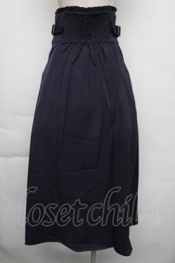 画像2: axes femme / センタージップロングスカート  紺 S-25-11-30-050-AX-SK-HR-ZS