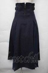 axes femme / センタージップロングスカート  紺 S-25-11-30-054-AX-SK-AS-ZS