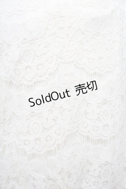 画像3: axes femme / 総レースキャンディ袖プルオーバー  キナリ S-25-11-30-006-AX-BL-HR-ZS