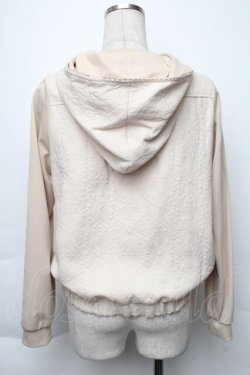 画像2: axes femme / ジャカード織ブルゾン  ベージュ S-25-11-30-009-AX-TO-HR-ZS