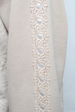 画像3: axes femme / ジャカード織ブルゾン  ベージュ S-25-11-30-009-AX-TO-HR-ZS