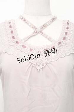 画像3: axes femme / クロスストラップインナー  ピンク S-25-11-30-002-AX-TO-HR-ZS