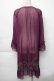 画像2: axes femme / ラグランスリーブガウン  パープル S-25-11-30-016-AX-TO-HR-ZS (2)