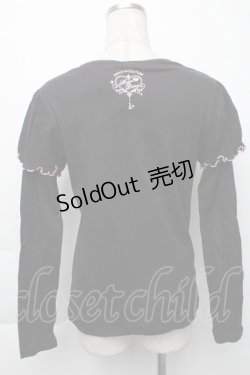 画像2: LOLITA / プリントカットソー  黒ｘピンク S-25-11-30-020-LO-BG-HR-ZS