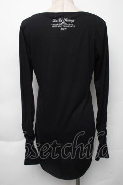 画像2: SEX POT ReVeNGe / 天使プリントカットソー S 黒 S-25-11-30-021-SP-TS-HR-ZS