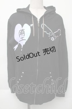 画像3: SEX POT ReVeNGe / 天使プリントカットソー S 黒 S-25-11-30-021-SP-TS-HR-ZS