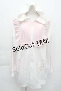 Jamie エーエヌケー / うさちゃんジャージ  ピンクｘ白 S-25-11-30-026-LO-TO-HR-ZS