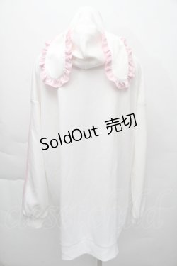 画像2: Jamie エーエヌケー / うさちゃんジャージ  ピンクｘ白 S-25-11-30-026-LO-TO-HR-ZS